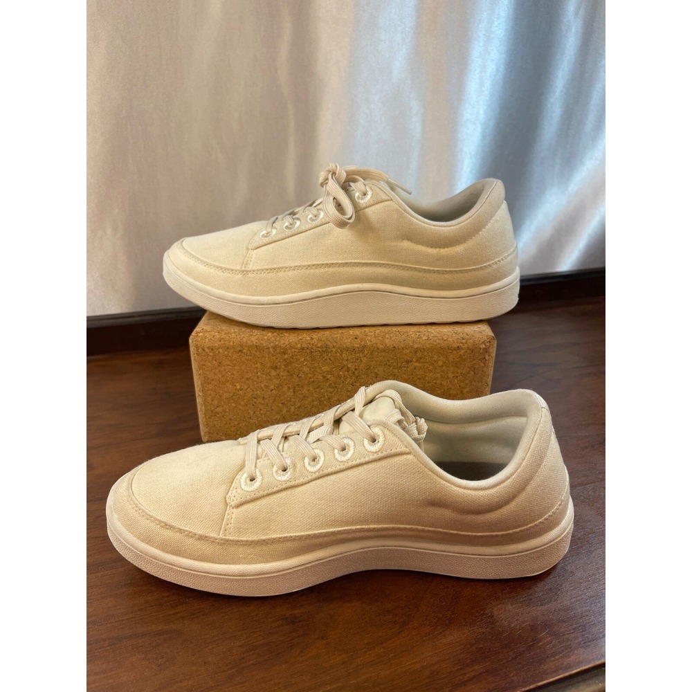 Allbirds Pacers WMNS Size 9 Cream Comfort Low Canvas Cruise Beach Walking